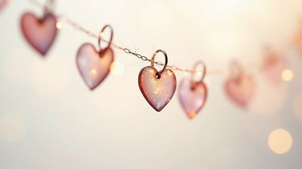 Add a touch of love with beautiful heart charms