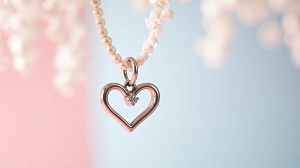 Add a touch of love with beautiful heart charms